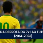 Do 7x1 em 2014 às novas estrelas Neymar, Vini Jr, Rodrygo e Endrick, o Brasil se prepara para a Copa de 2026.