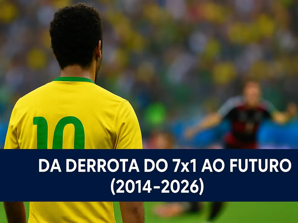 Do 7x1 em 2014 às novas estrelas Neymar, Vini Jr, Rodrygo e Endrick, o Brasil se prepara para a Copa de 2026.