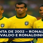 Seleção Brasileira conquista o pentacampeonato mundial em 2002, na Copa do Mundo da Coreia e Japão, com Ronaldo Fenômeno, Rivaldo e Ronaldinho como protagonistas.