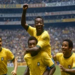 Seleção Brasileira conquista o tricampeonato mundial em 1970, com Pelé, Jairzinho, Rivelino e Carlos Alberto Torres como destaques na final contra a Itália.